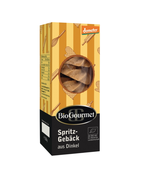 BioGourmet Bio Spritzgebäck aus Dinkel, 150g