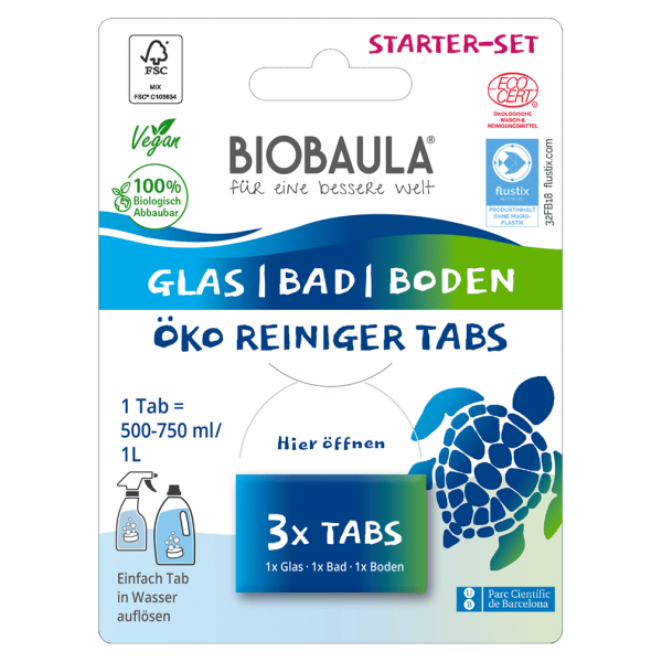 BIOBAULA Starter Set Reiniger, Tabs