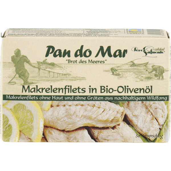 Pan do Mar Makrelenfilets, in Bio-Olivenöl extra nativ