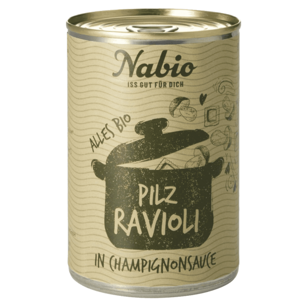 NAbio Bio Ravioli in Champignonsauce