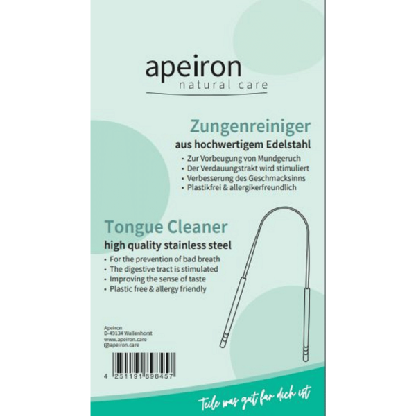 Apeiron Zungenreiniger aus Edelstahl