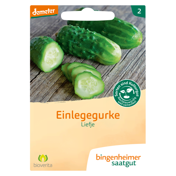 Bingenheimer Saatgut Bio Einlegegurke, Liefje
