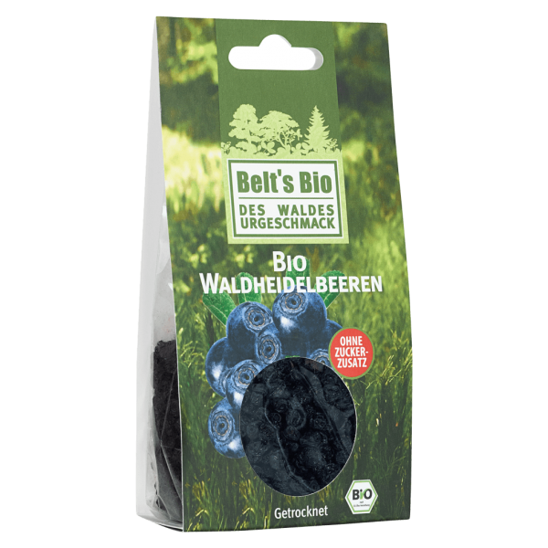 Belt&#039;s Bioprodukte Bio Waldheidelbeeren, getrocknet