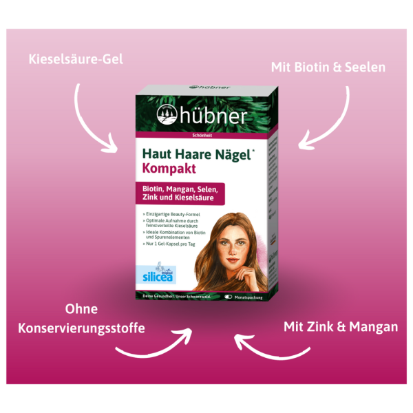 Haut Haare Nägel Kompakt Original Silicea Gel-Kapseln