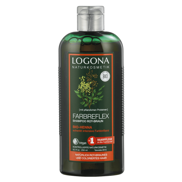 Logona Farbshampoo Rot-Braun Bio-Henna