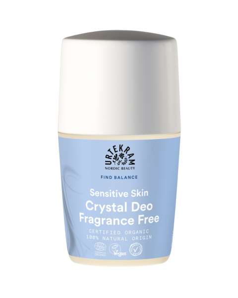 Urtekram Fragrance Free Sensitive Skin Crystal Deo 50 ml