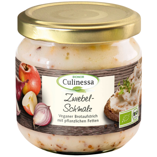 BioGourmet Veganes Zwiebelschmalz mit Äpfeln, 150g