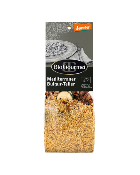 BioGourmet Bio Mediterraner Bulgur-Teller, 175g