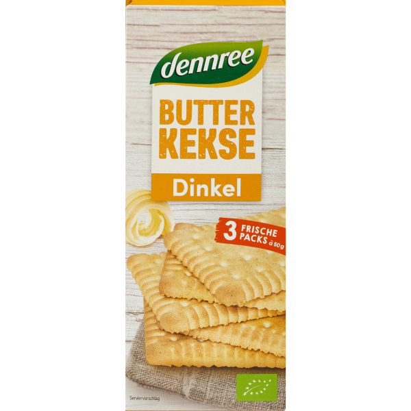 dennree Bio Dinkel-Butterkeks