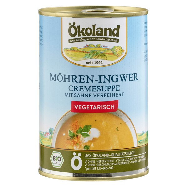 Ökoland Bio Möhren-Ingwer Cremesuppe