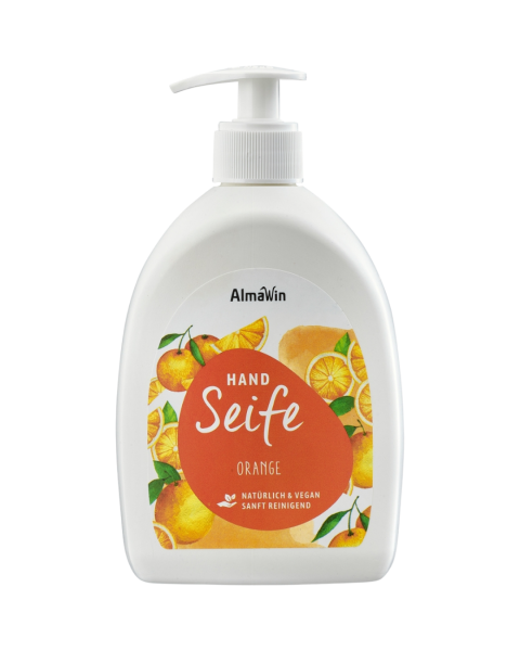 AlmaWin Flüssigseife Orange, 0,5 Liter