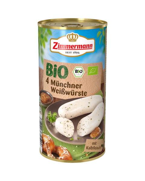 Zimmermann Bio Münchner Weißwürste