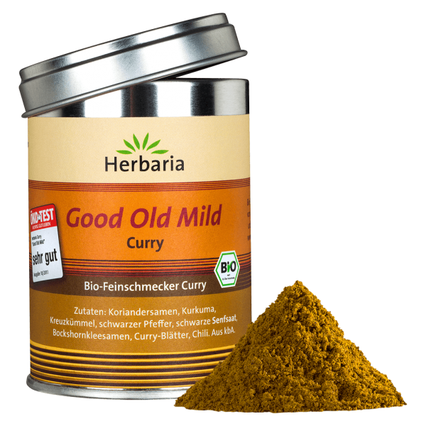 Herbaria Bio Good Old Mild Curry, 80g