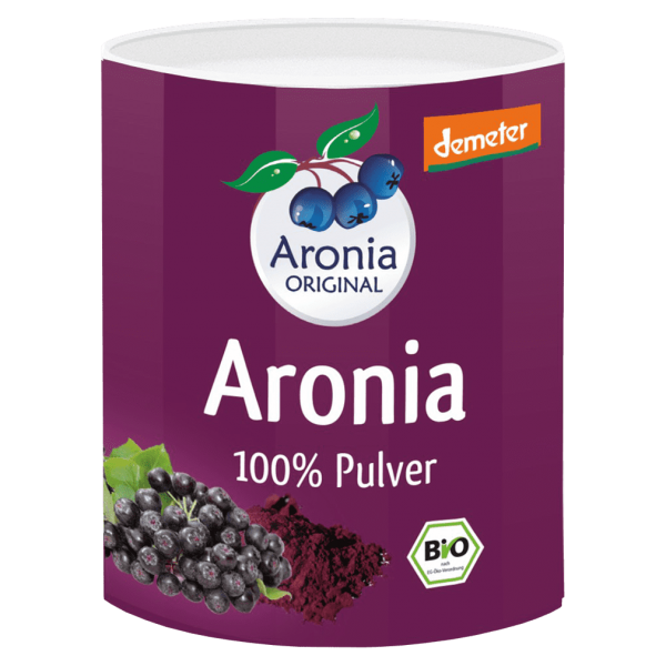 Aronia Original Bio Aroniabeeren Pulver MHD 30.04.2024