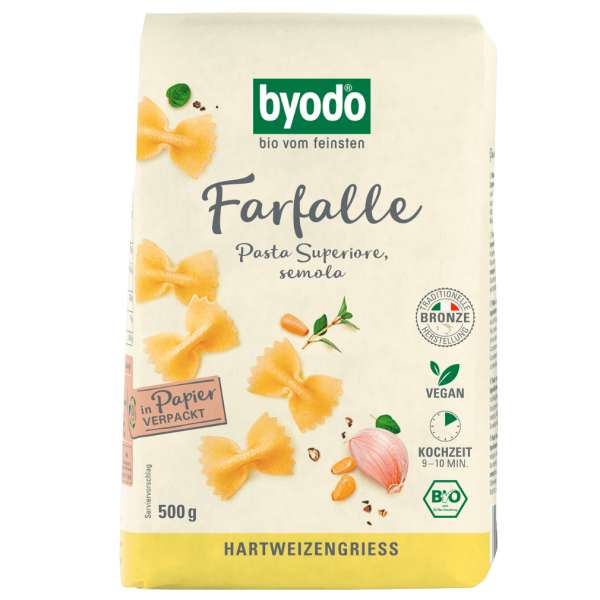 byodo Bio Helle Farfalle, 500g