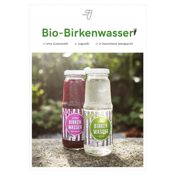 vita7 Bio Birkenwasser Broschüre