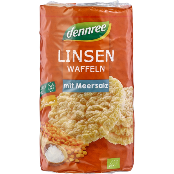 dennree Bio Linsenwaffel gesalzen