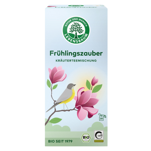 Lebensbaum Bio Frühlingszauber Kräutertee, 20 Teebeutel