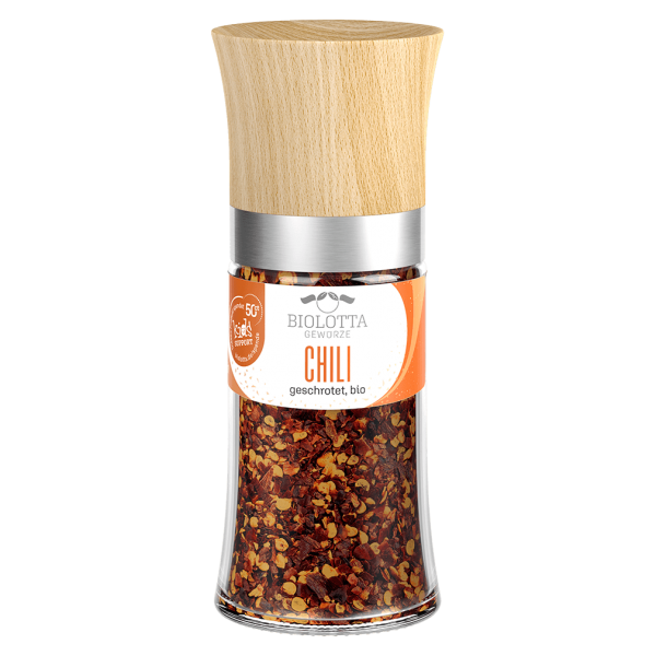 BIOLOTTA Bio Buchenmühle Chili geschrotet