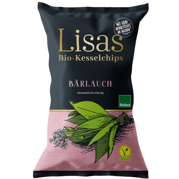 Lisa&#039;s Bio Kesselchips Bärlauch