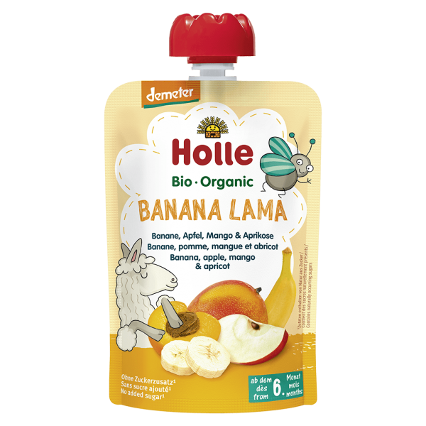 Holle Bio Banana Lama, Banane Apfel Mango Aprikose