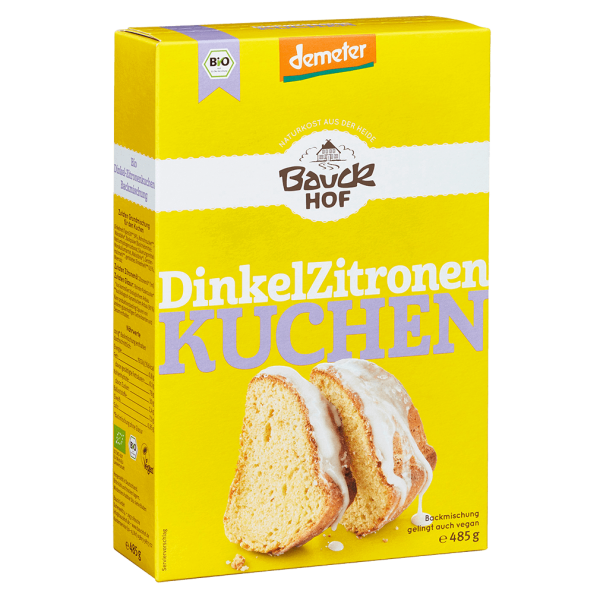 Bauckhof  Bio Dinkel-Zitronenkuchen
