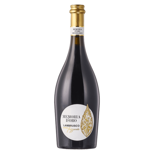 Memoria d&#039;Oro Bio Lambrusco Emilia Vino Frizzante Biologico