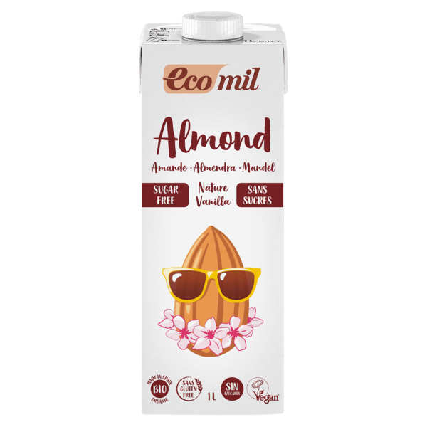 EcoMil Bio Mandel Drink Nature Vanille