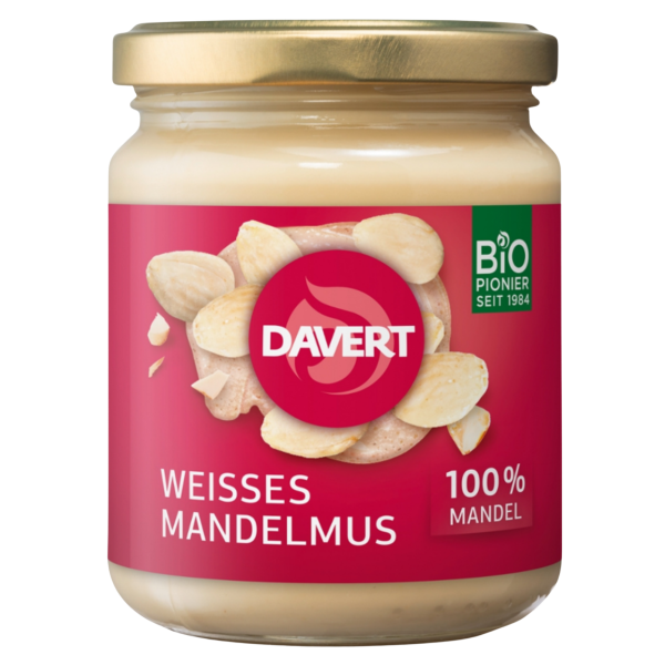 Davert Bio Weißes Mandelmus, 250g