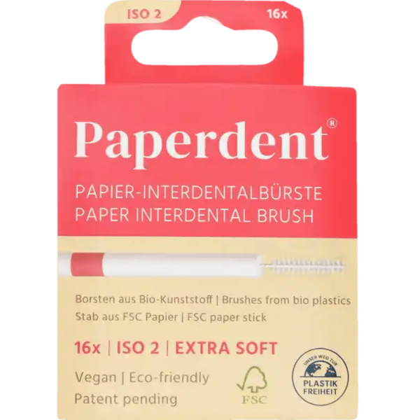 Paperdent Papier-Interdentalbüste ISO 2 extra soft