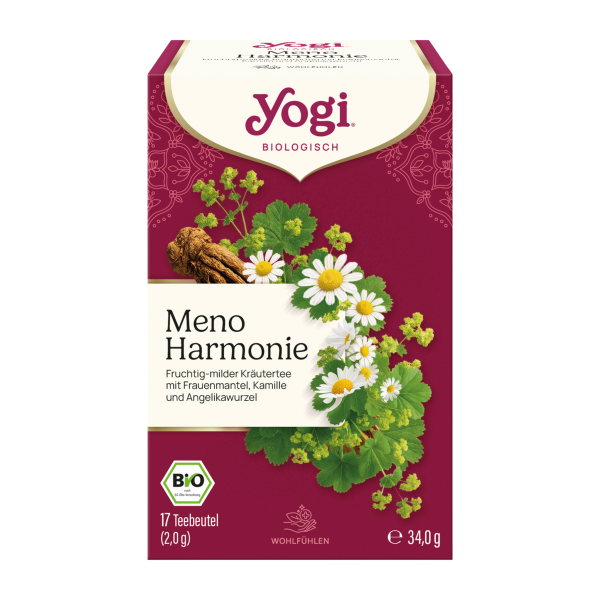 Yogi Tea Bio Tee Meno Harmonie, 17 Beutel