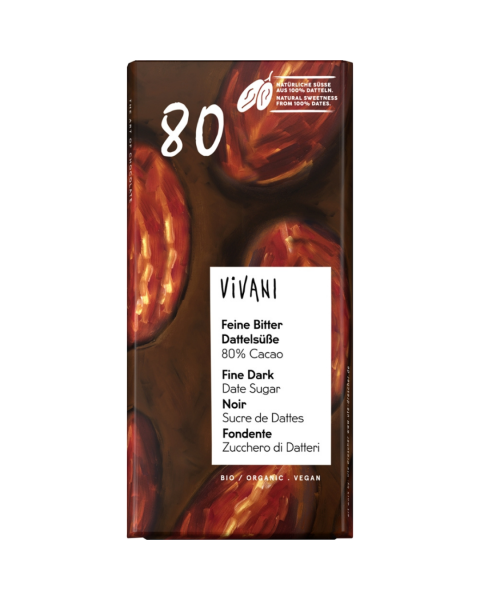 Vivani Bio Feine Bitter Dattel 80%