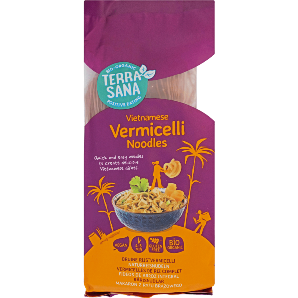 TerraSana Bio Vietnamesische Vermicelli Naturreisnudeln