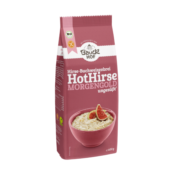 Bauckhof  Bio Hot Hirse Morgengold 400g, glutenfrei