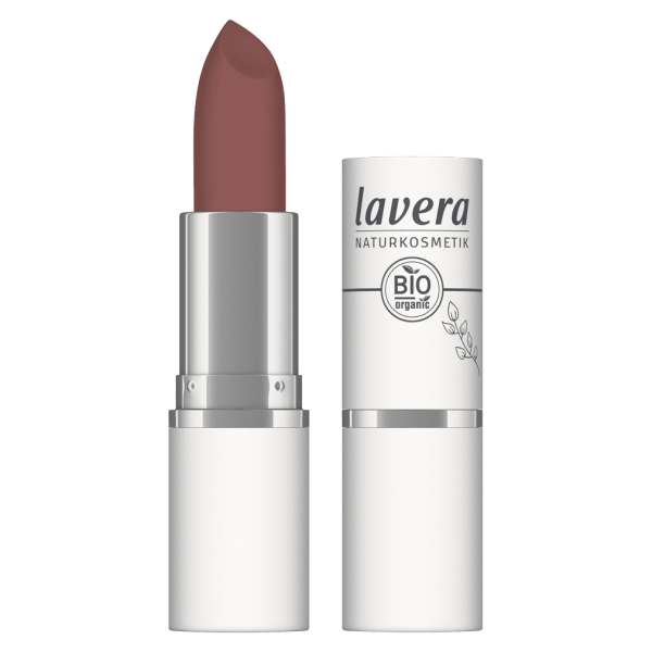 Lavera Velvet Matt Lipstick, Auburn Brown 02