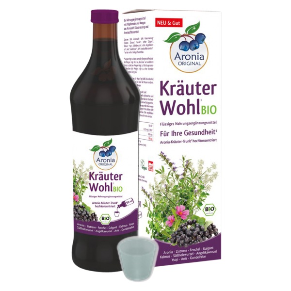 Aronia Original Bio Kräuter Wohl MHD 23.03.2024