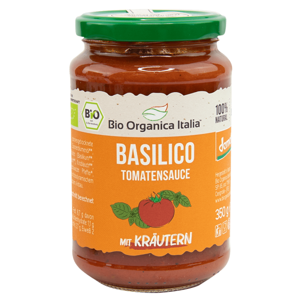 Bio Organica Italia Bio Basilico Tomatensauce