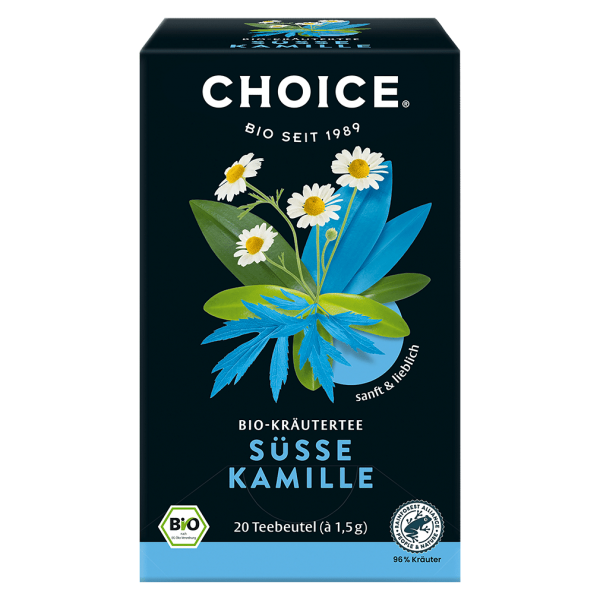 CHOICE Bio Süße Kamille Kräutertee