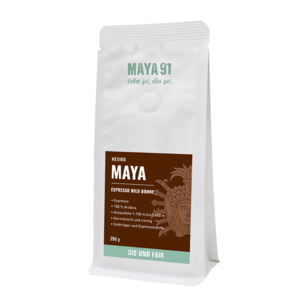 Maya Kaffee Bio Espresso Ganze Bohne