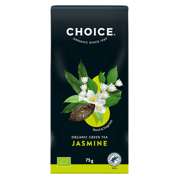 CHOICE Bio Jasmin Grüntee, 75g loser Tee