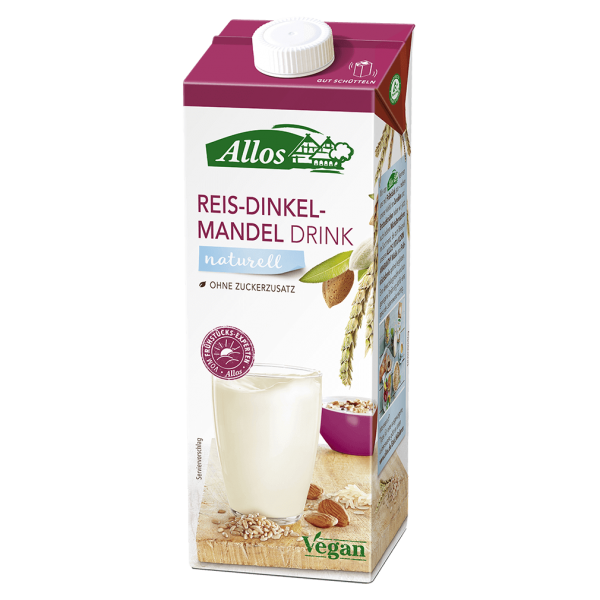 Allos Bio Reis-Dinkel-Mandel Drink naturell