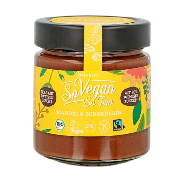 Brinkers Bio So Vegan So Fein Mandel & Schokolade weniger Zucker
