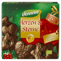 dennree Bio Herzen und Sterne mit Orangenfüllung dennree Bio Herzen und Sterne mit Orangenfüllung