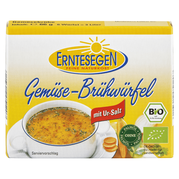 Erntesegen Bio Gemüse Brühwürfel