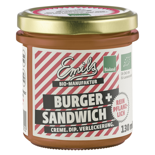 Emils Bio Burger- und Sandwichcreme