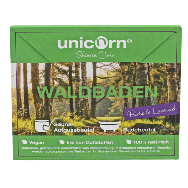 Spa Vivent unicorn® Shinrin Yoku Aufgussbeutel Birke Lavendel