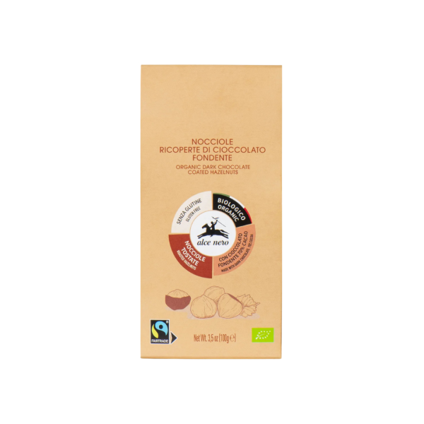 Alce Nero Bio Zartbitterschokolade mit Haselnüssen Fairtrade
