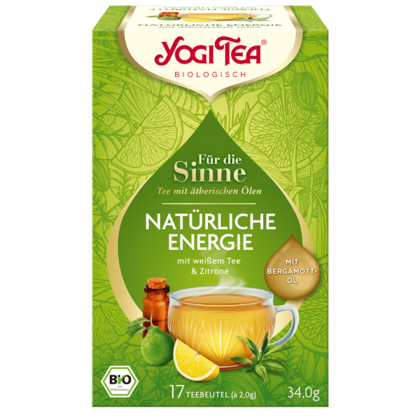 Yogi Tea Bio Kräutertee Für die Sinne Natürliche Energie