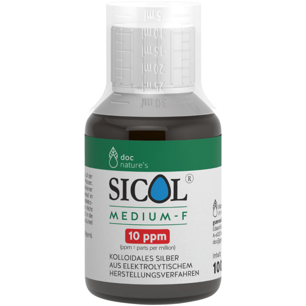 Gesund &amp; Leben Kolloidales Silber Sicol medium-F, 10 ppm