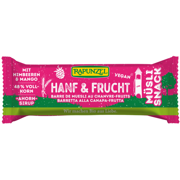 Rapunzel Bio Müsli-Snack Hanf-Frucht